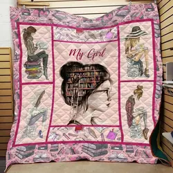 Book Cla1610301Q Quilt Blanket and Home Decor