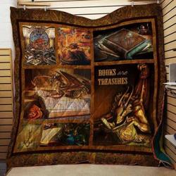 Book Cla1610331Q Quilt Blanket and Home Decor