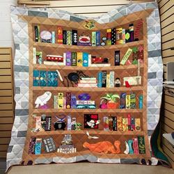 Book Quilt Blanket Dhc0910713Vt and Home Decor