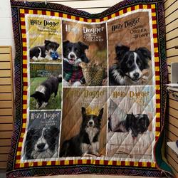 Border Collie 05 Ttlq0005 Quilt  Quilt and Home Decor