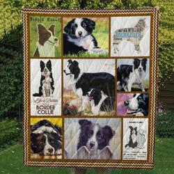 Border Collie Athlete Cl10100061Mdq Quilt Blanket and Home Decor