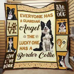 Border Collie Dog Quilt Blanket ABC07111400 and Home Decor