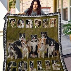 Border Collie Quilt Blanket Ch Chdog6001 and Home Decor
