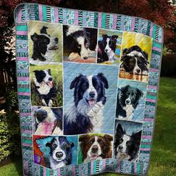 Border Collie Quilt Blanket Dhc1312593Vt and Home Decor