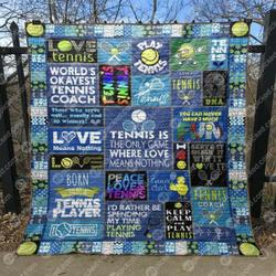 Born To Be A Tennis Player Quilt Blanket Tm99  Quilt and Home Decor