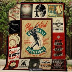 Born To Be Baseball Star Clm1510020 Quilt Blanket and Home Decor
