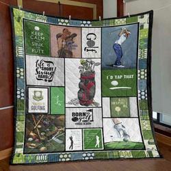 Born To Golf Pkd200665 Quilt Blanket and Home Decor