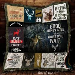 Born To Hunt Cl22100095Mdq Quilt Blanket and Home Decor