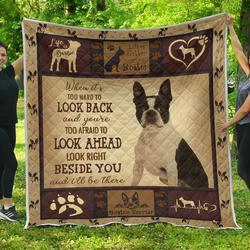 Bostom Terrier-Quilt Beside Pt-Ds001 Home Decor  Quilt and Home Decor