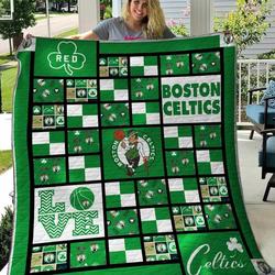 Boston Celtics V1 Blanket Th0207 Quilt and Home Decor