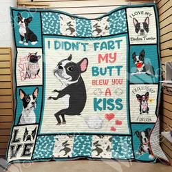Boston Terrier Dog Quilt Pok and Home Decor