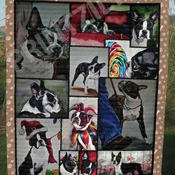 Boston Terrier Home On The Range Best Seller Quilt Blanket Dhc020120634Td and Home Decor