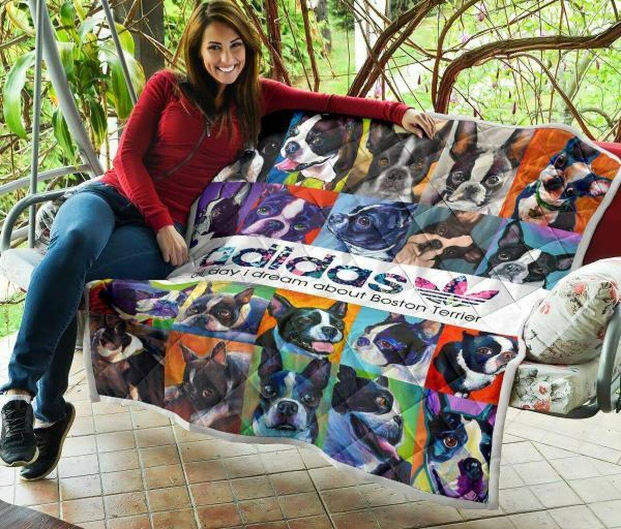 Boston Terrier Quilt Blanket Beeqt5060 Quilt and Home Decor