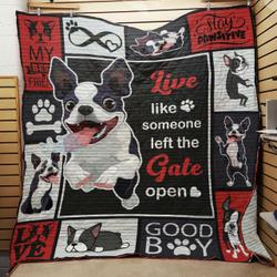 Boston Terrier Quilt Bt07_0608  Quilt and Home Decor