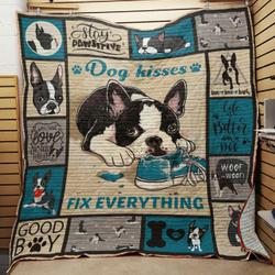 Boston Terrier Quilt -Bt09_0608  Quilt and Home Decor