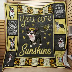 Boston Terrier Quilt -Tt62-0808  Quilt and Home Decor