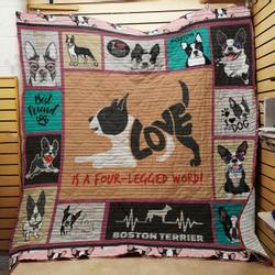 Boston Terrier Quilt Tt70-0808  Quilt and Home Decor