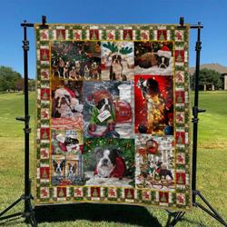 Boston Terriers Dog Hur Quilt ft and Home Decor