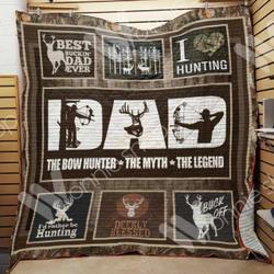 Bow Hunting Dad Quilt Blanket Dhc1102298Td and Home Decor