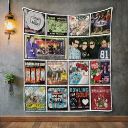 Bowling For Soup Album Covers Quilt Blanket and Home Decor