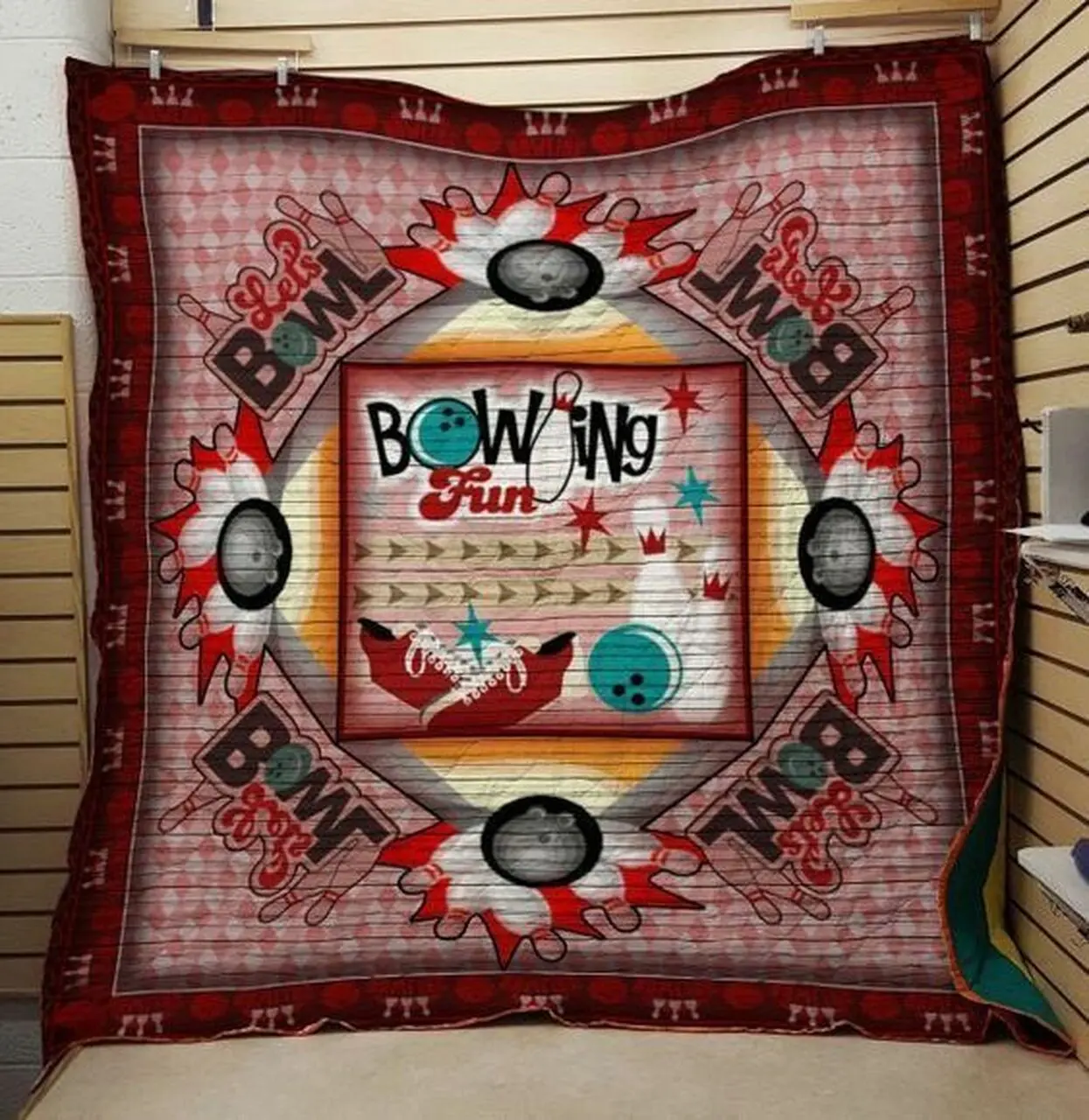 Bowling Hur Quilt fo and Home Decor