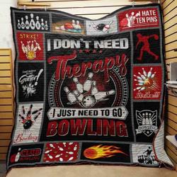 Bowling Quilt Blanket ABC07111565 and Home Decor