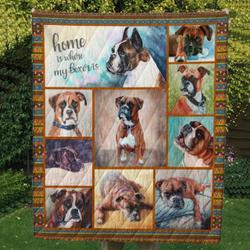 Boxer 10 Tlq0017 Quilt  Quilt and Home Decor