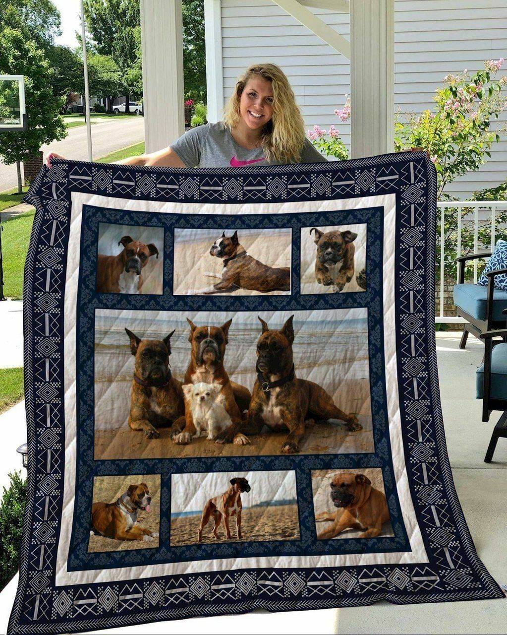 Boxer Bobobo Quilt Blanket Dhc04011366Dd and Home Decor