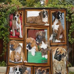 Boxer Boxer As Friends Quilt Blanket Dhc03011532Dd and Home Decor