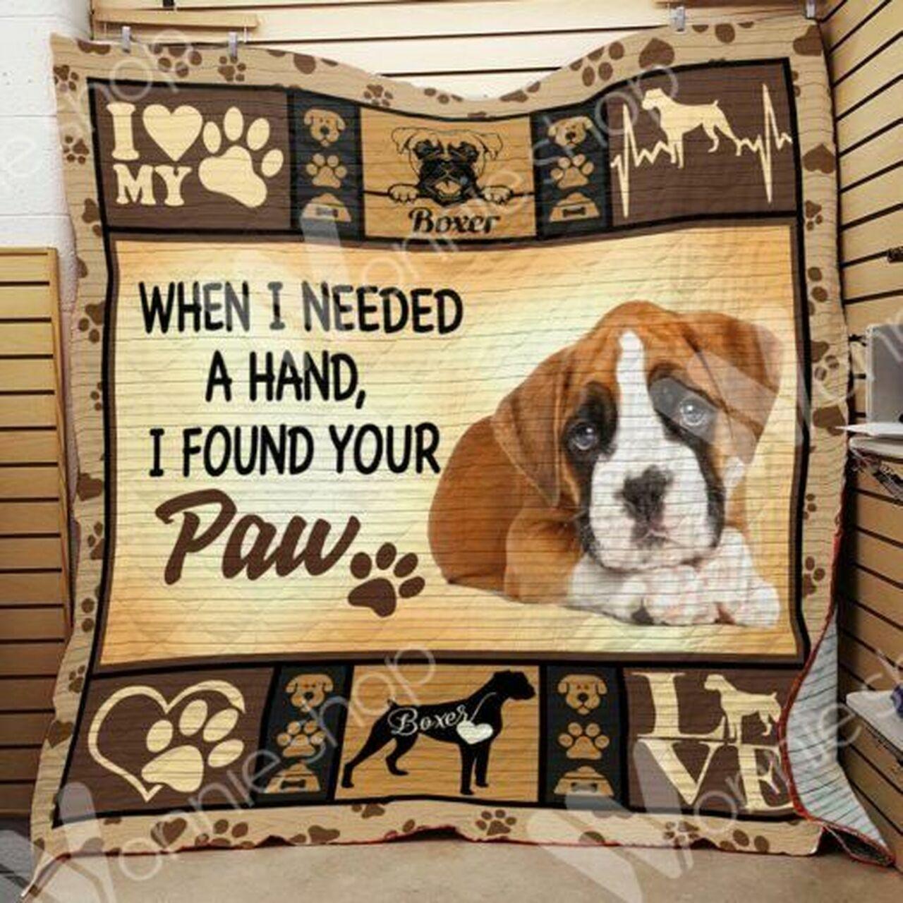 Boxer Dog Cl14100034Mdq Quilt Blanket and Home Decor