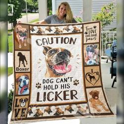 Boxer Dog O Quilt Hy and Home Decor