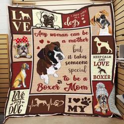 Boxer Dog Quilt Blanket ABC07111762 and Home Decor