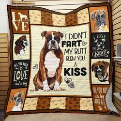 Boxer Dog Quilt Blanket ABC07111853 and Home Decor