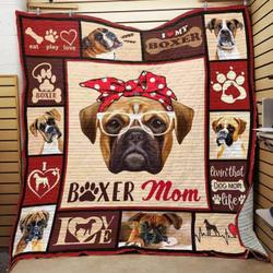 Boxer Eat Play Love Boxer Quilt Blanket Dhc04011356Dd and Home Decor