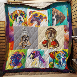 Boxer Jfj Quilt Dv and Home Decor