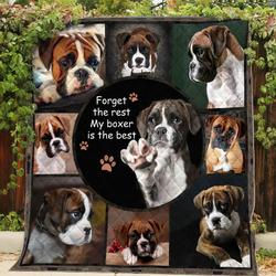 Boxer My Boxer Is The Best Quilt Blanket Dhc03011585Dd and Home Decor
