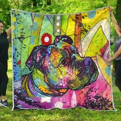Boxer Premium Quilt - Dean Russo Art and Home Decor