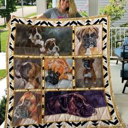 Boxer Simple Love Quilt Blanket Dhc04011997Dd and Home Decor