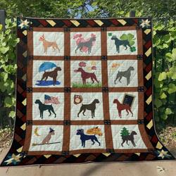 Boxer Tl290511 Quilt Blanket and Home Decor