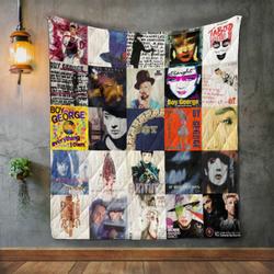 Boy George Album Covers Quilt Blanket and Home Decor