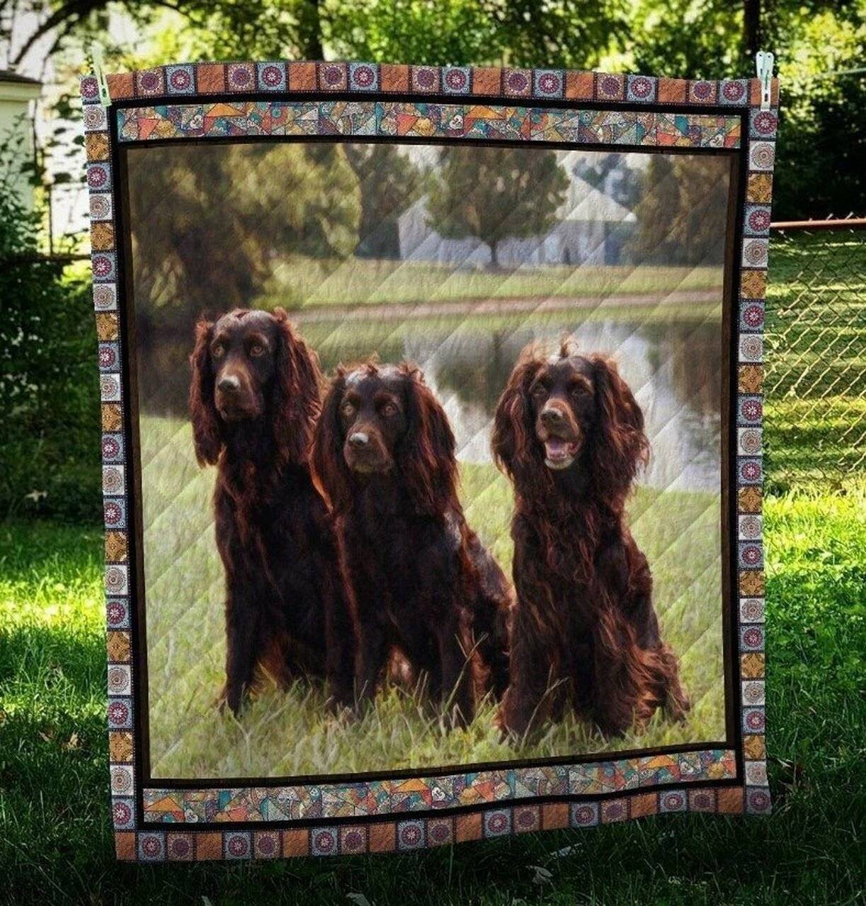 Boykin Spaniel Friend Cl10100077Mdq Quilt Blanket and Home Decor