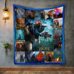 Brave Quilt Blanket and Home Decor