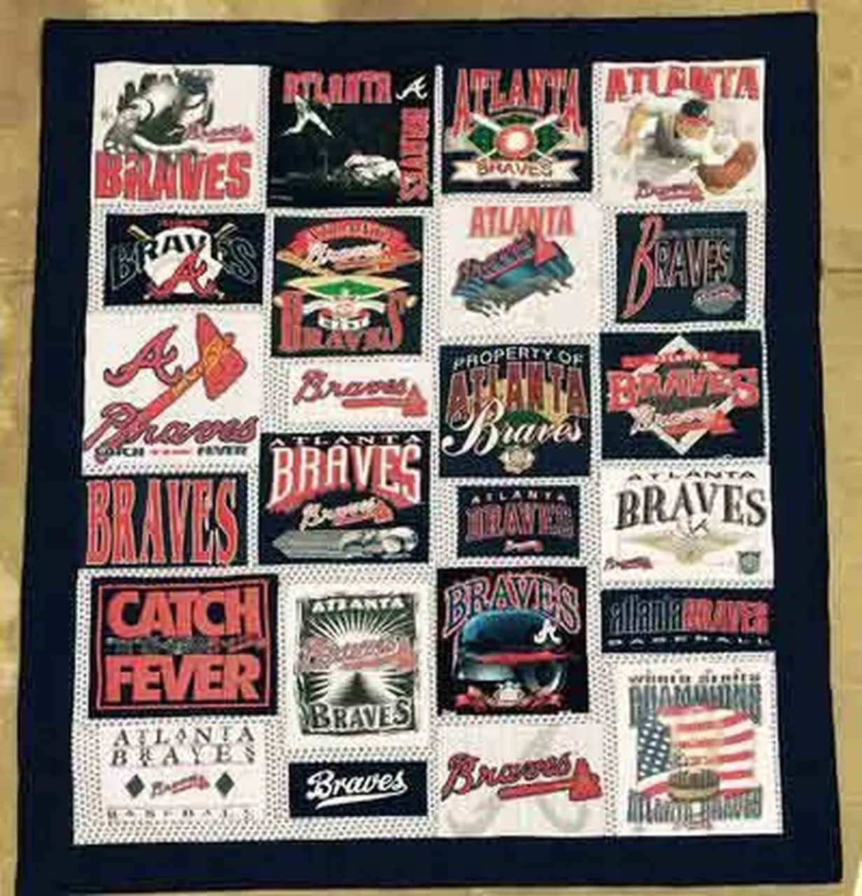 Braves 2 Quilt Blanket Pt27 Quilt and Home Decor