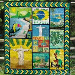Brazil 4 Blanket Th1307 Quilt and Home Decor