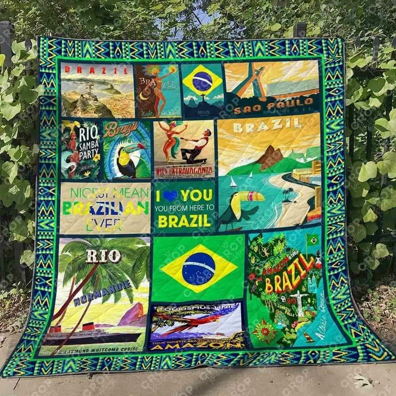 Brazil 5 Blanket Th1307 Quilt and Home Decor