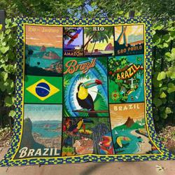 Brazil Li080713A Tbg Quilt Blanket and Home Decor