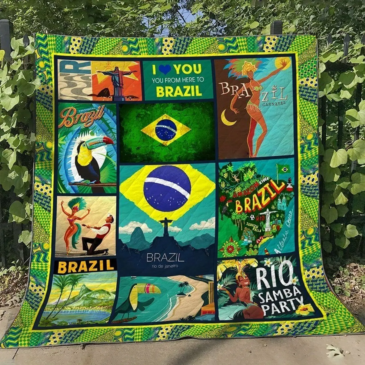 Brazil Ng050701B Tbg Quilt Blanket and Home Decor