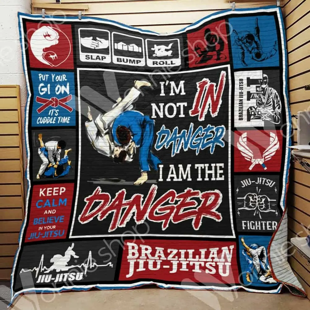 Brazilian Jiu-Jitsu Cl15100062Mdq Quilt Blanket and Home Decor