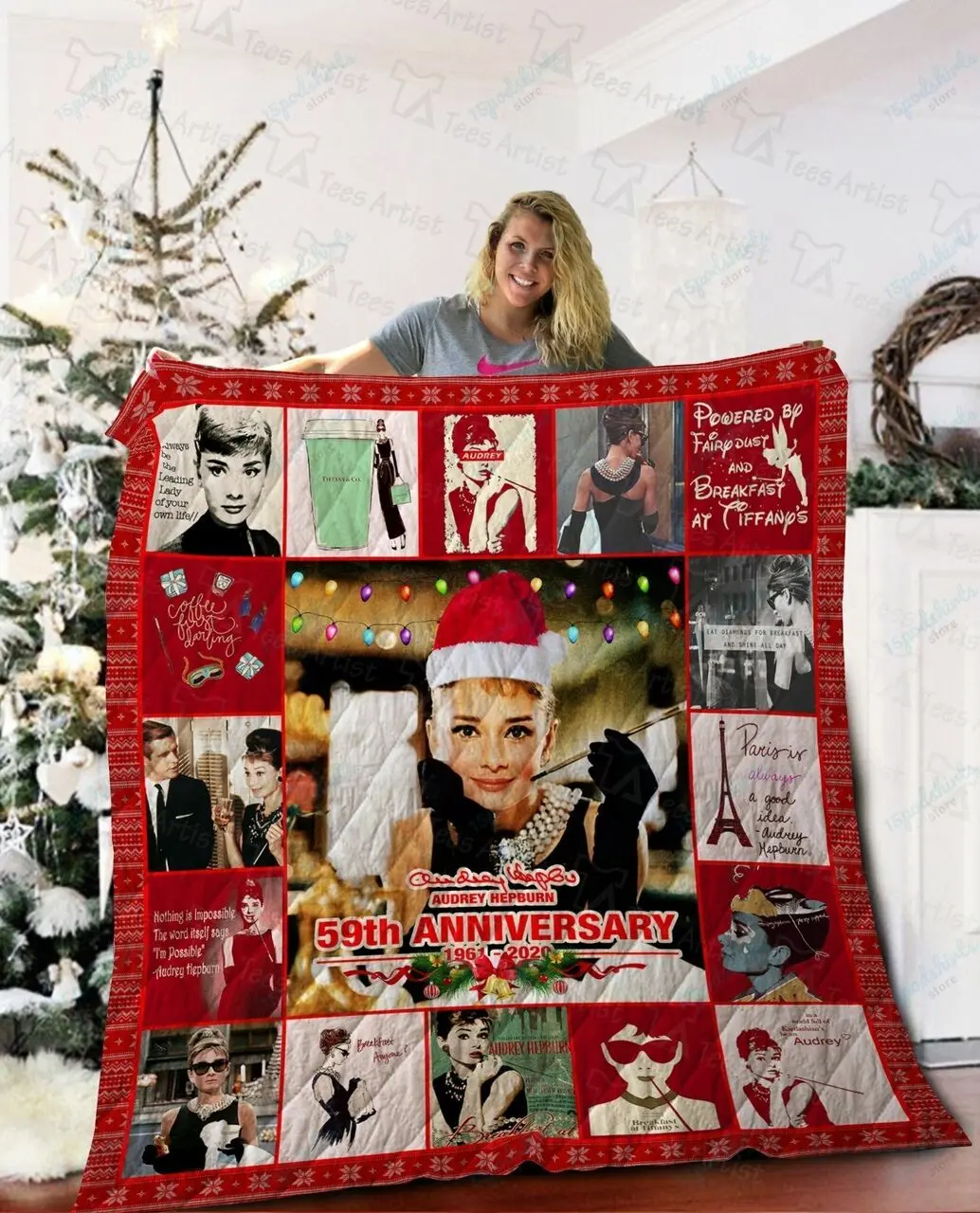 Breakfast At Tiffany Quilt Blanket 02213 and Home Decor