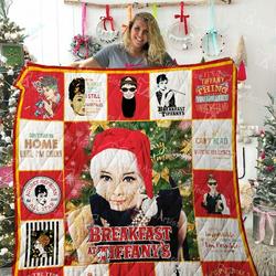 Breakfast At Tiffany S Quilt Blanket 02186 and Home Decor